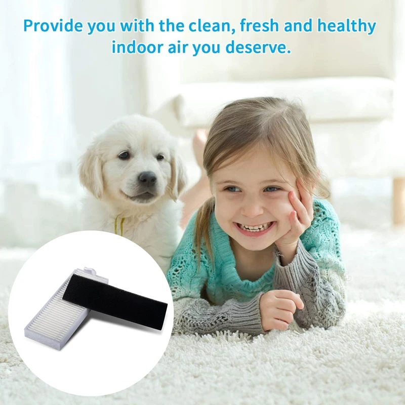 فلتر Ecovas N9 + HEPA بعناصر قطنية ، فلاتر تنظيف الغبار للكنس ، أجزاء الروبوت ، N9 Plus