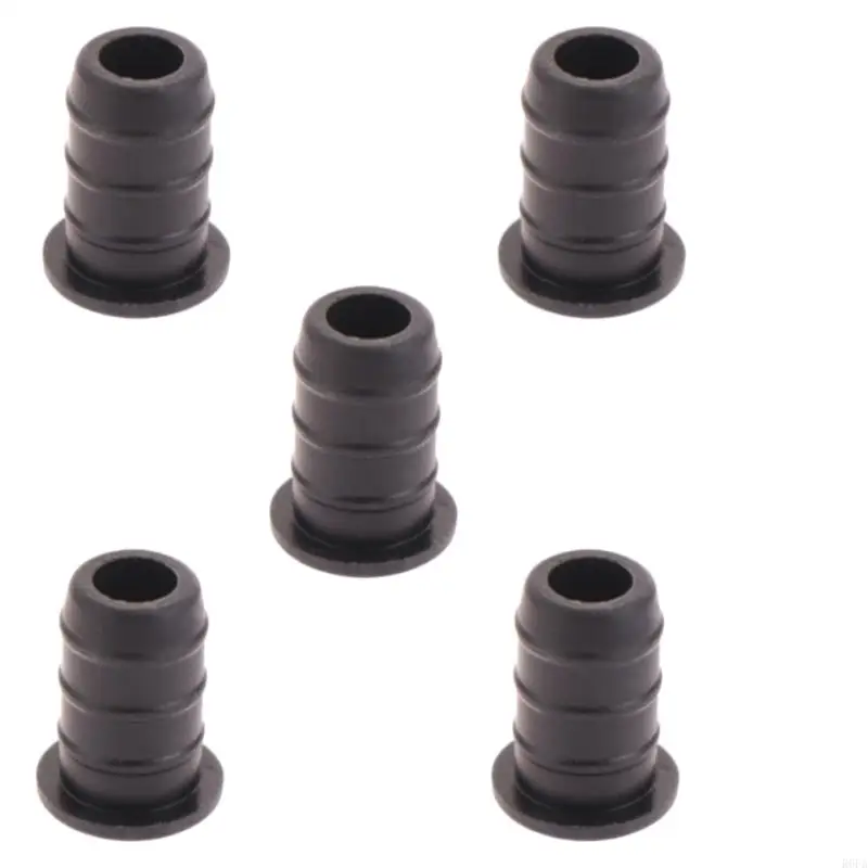 Black Rubber Bike Cable Port Grommet Push-Fit Frame Hole Insert for Entry Repair and Workshop Use Part Accessory