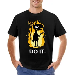 Lucy - DO IT! T-Shirt tops blacks quick drying mens graphic t-shirts