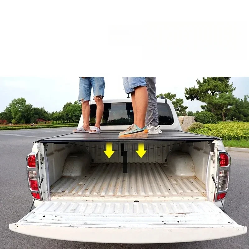 

Жесткий алюминиевый складной чехол-крышка для кузова пикапа