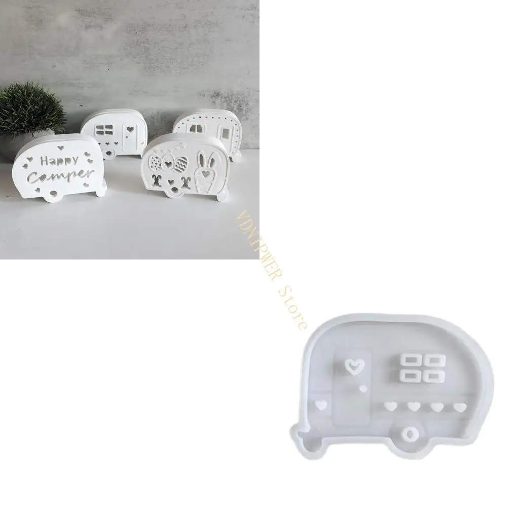 

Flexible Silicone Mould Portable for Bus Panel Night Light Crafting Supplies D08E