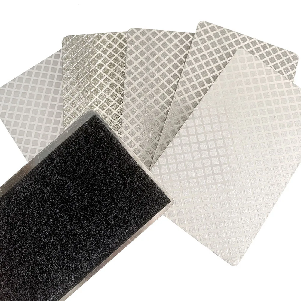 Niquelado Diamante Ening Stone Sheet, gancho e Loop Backing, Elevate Edge Precision Sharpening