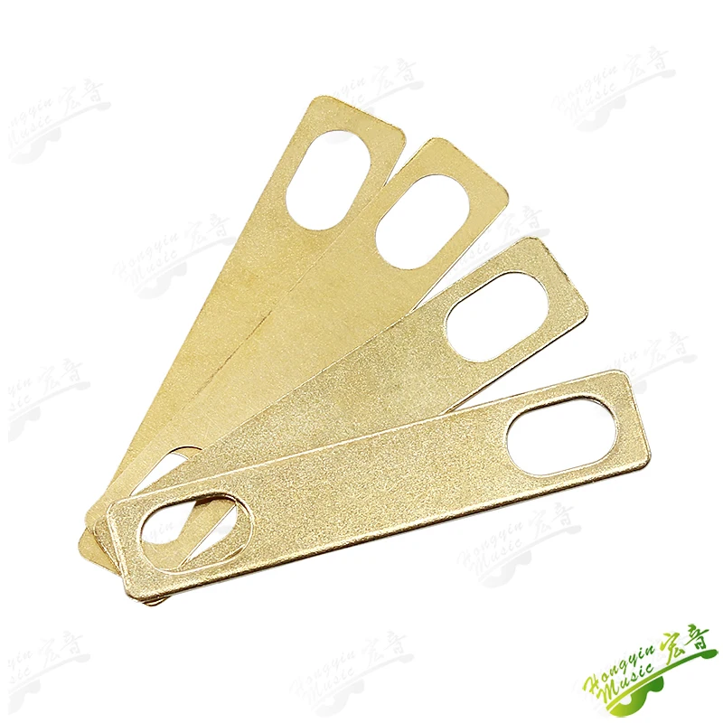 HUATOOL Guitar Neck Shim Metal Heightening Gasket, Square Neck Body Connecting Steel Plate for Guitar & Bass Repair Accessories