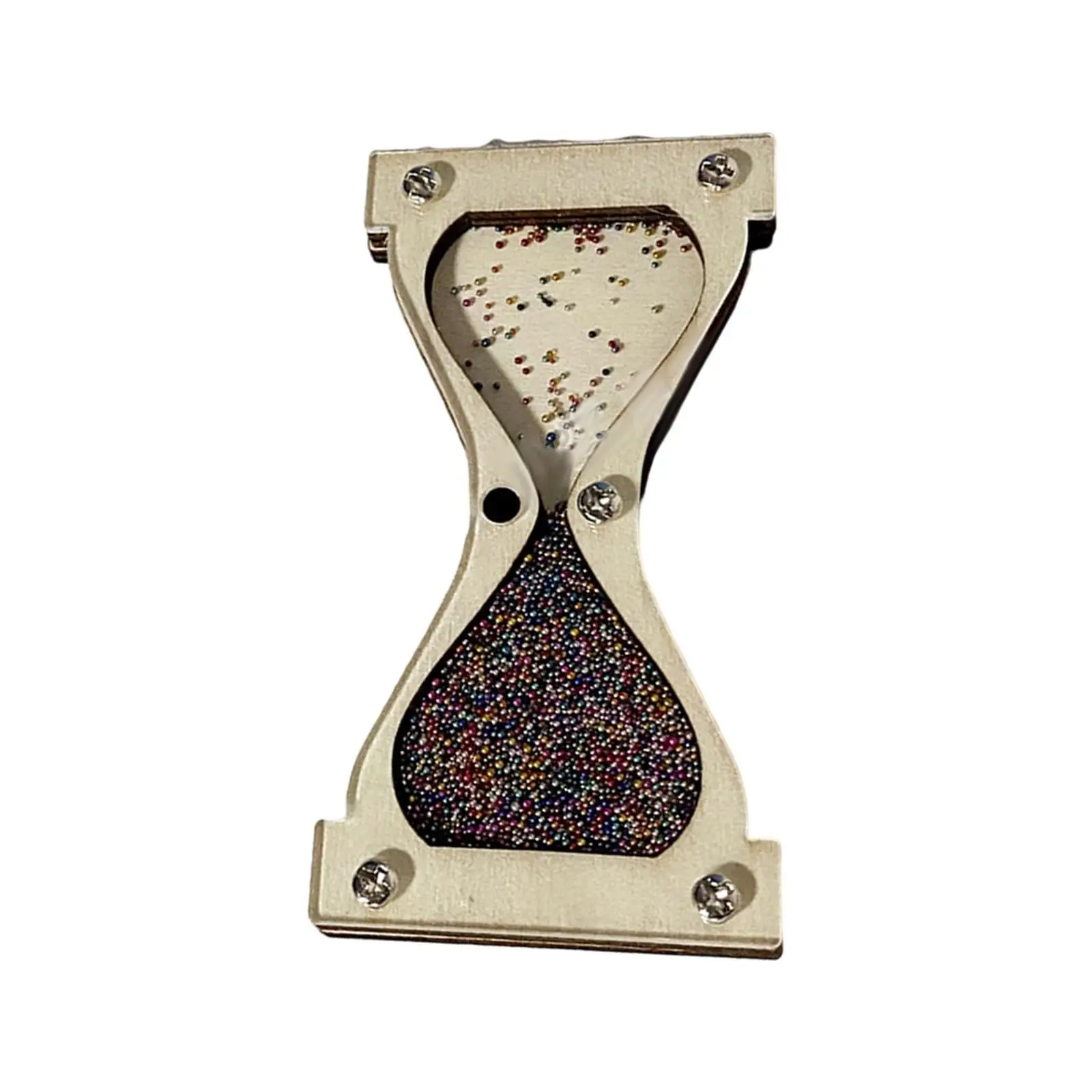 2x นาฬิกาทรายไม้สำหรับเด็ก ของเล่นเสริมพัฒนาการ ปริศนาแบบมอนเตสซอรี่ ของเล่นเสริมทักษะ DIY สำหรับเด็กชายและเด็กหญิง เด็กเล็ก