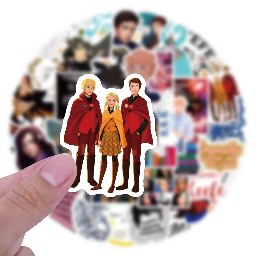 10/30/55PCS Novel Keeper of the Lost Cities Stickers Cool Cartoon Graffiti DIY Notebook Luggage Guitar Waterproof Decal Kids Toy