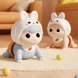 Crawling Animal Baby Doll Toys with Music Sounds for Infant Girl Tummy Time Baby Development Learning Toys Learn to Climb Crawl