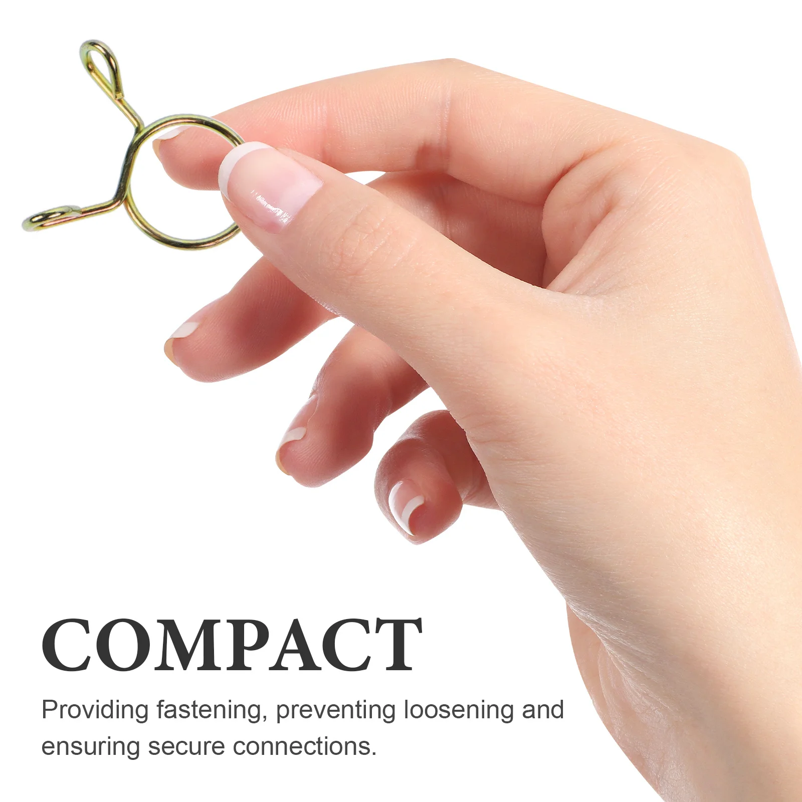 

90Pcs Spring Hose Clips Set High Quality Oil Tube Clamps for Car Fuel Water Hose Secure Connection Easy to Install Strong Hold