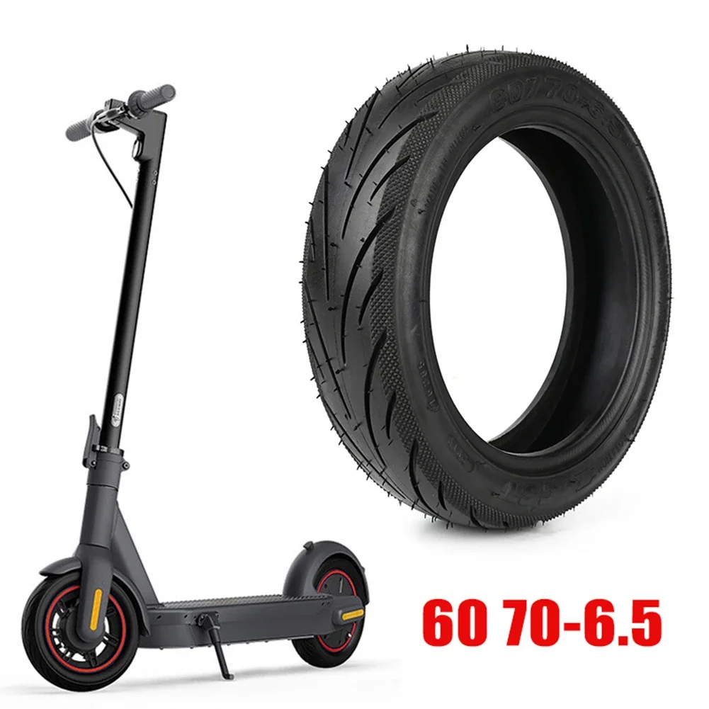 

10 Inch 60/70-6.5 Electric Scooter Tyre Tubeless Tires For Ninebot Max G30 Modified Tire Off-Road Tubeless Tyre With Nozzle