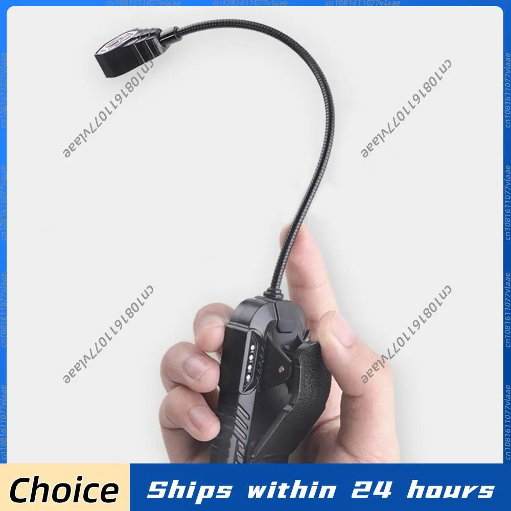Clip on Light Type-C Rechargeable Reading Light with Motion Sensor Desk Lamp with Power Indicator for Reading Camping Fishing