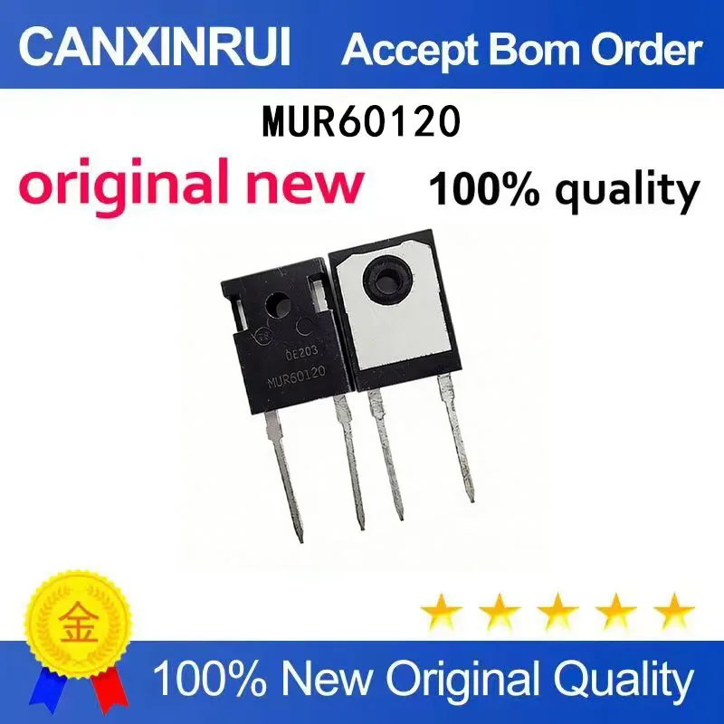 

(5-100 Pieces) Brand new original MUR60120 TO-247 1200V 60A spot chip IC