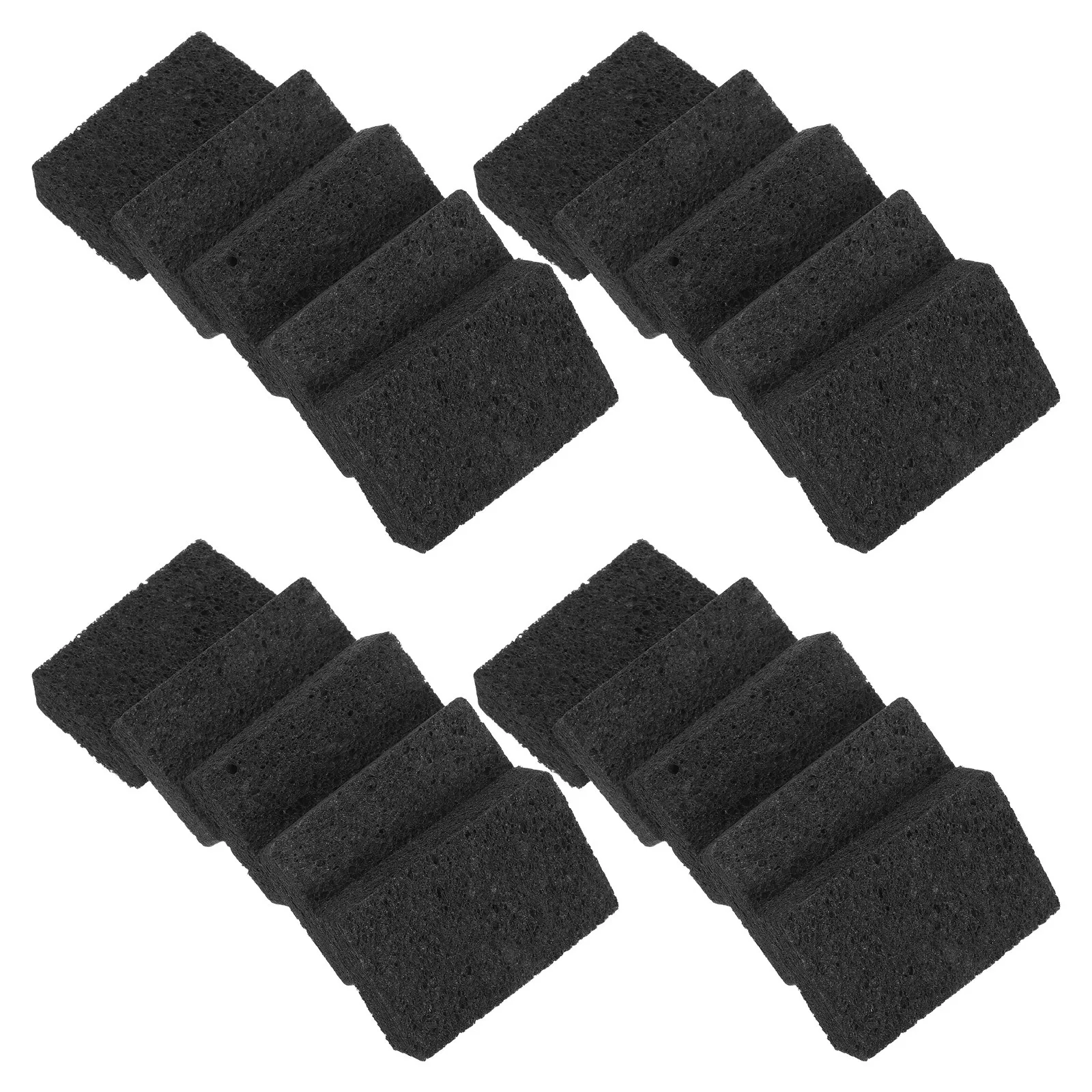 

20pcs Wood Pulp Sponge: Cellulose Sponges Kitchen Non Scratch Scrubbing Pads For Dish Washing Bathroom Cleaning Reusable Sponges