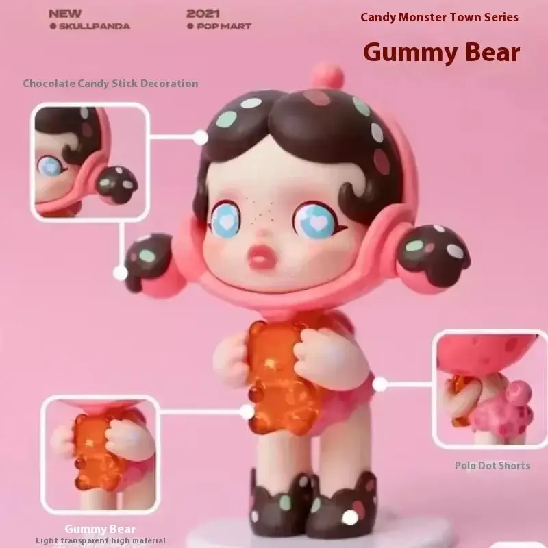 

Новая 1:1, копия Sp Candy Monster Town Series, слепая коробка, милая модель персонажа, кукла, настольные украшения, автомобильная подарочная коллекция