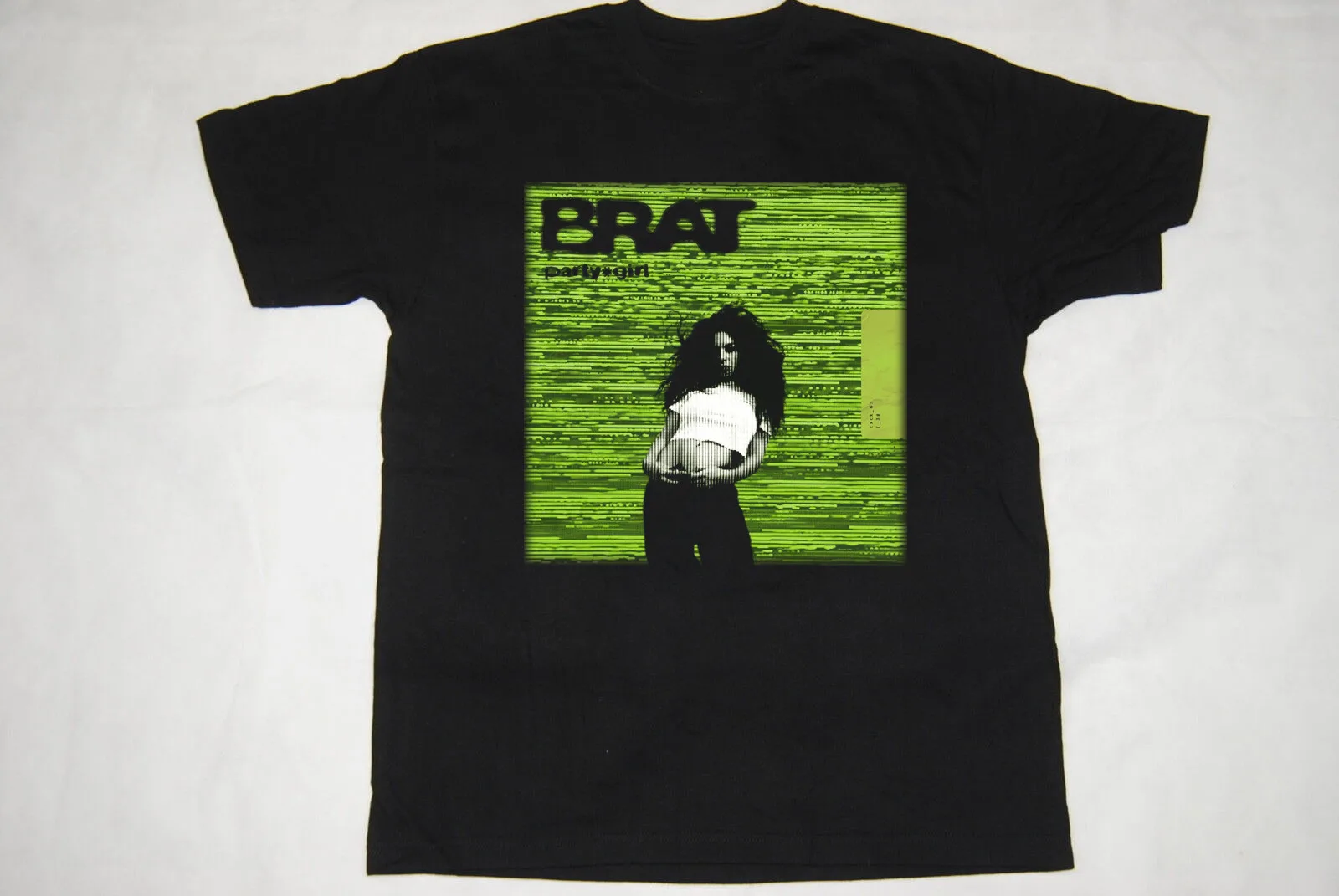 Charli XCX New Album Brat Black T-Shirt Cotton Full Size JH158