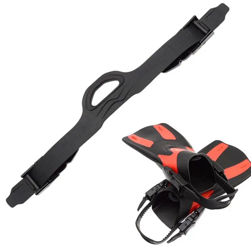 

Ремни для плавников для дайвинга, резиновый ремень для плавания, быстросъемные пряжки, нескользящие аксессуары для подводного плавания и дайвинга