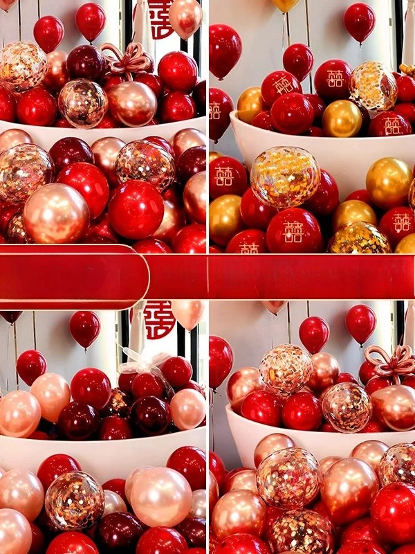 conjunto-de-decoracao-com-baloes-para-casamento-produtos-para-celebracao-de-casamento-decoracao-para-quarto-do-casal-decoracao-para-noivado