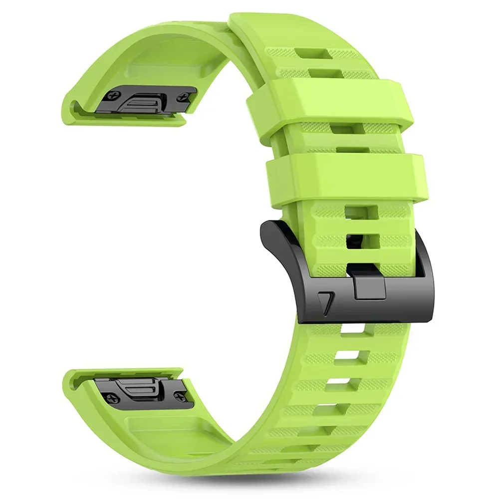 QuickFit 22 26mm siliconen band voor Garmin Fenix 5 5X Plus 6X 7 7X Pro Quatix 8 Fenix 8 Pro 51mm 47mm Epix Outdoor Sport Armband