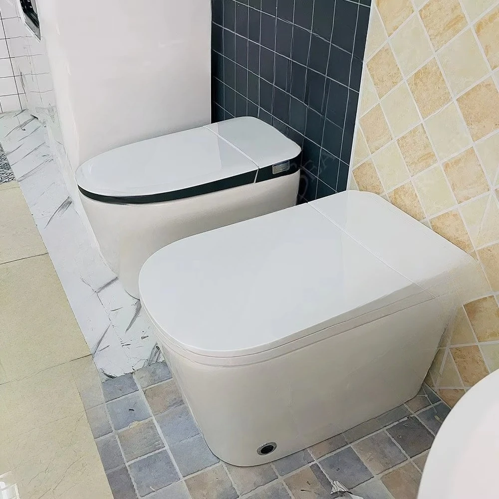 Automatic Flushing Integrated Bathroom Multifunctional Smart Toilet White Ceramic Automatic Sensor Smart Toilet