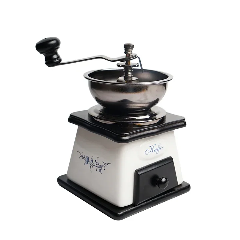 

Cast Iron Core Coffee Grinder Manual Vintage Minimalism Portable Coffee Grinder Adjustable Kahve Makinesi Kitchen Tools