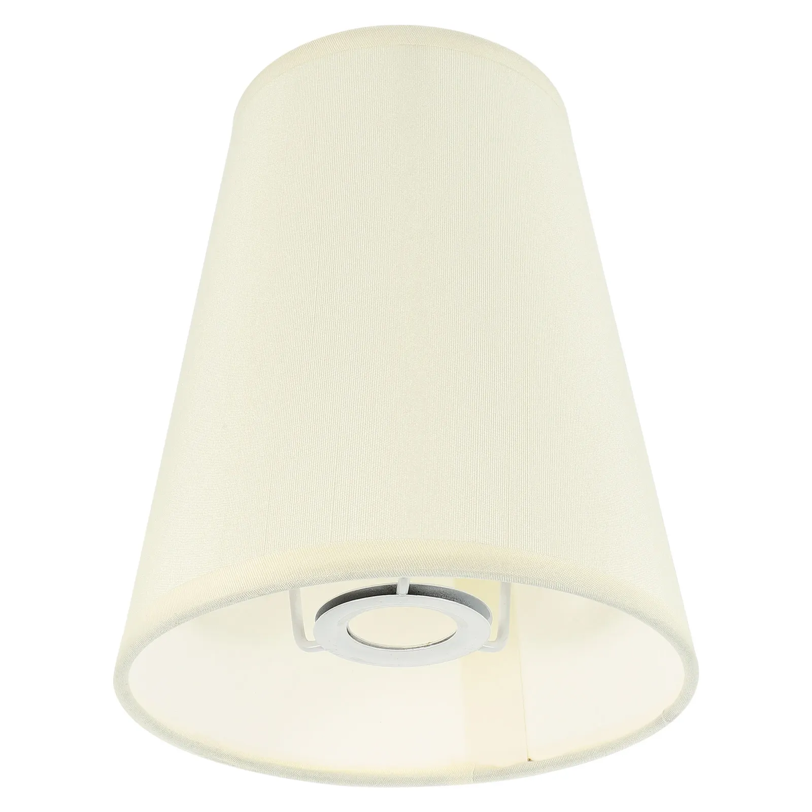 Semi-Circular Fabric Lamp Shade – Lightweight, Easy Install Decorative Shade for Bedroom, Living Room, Desk