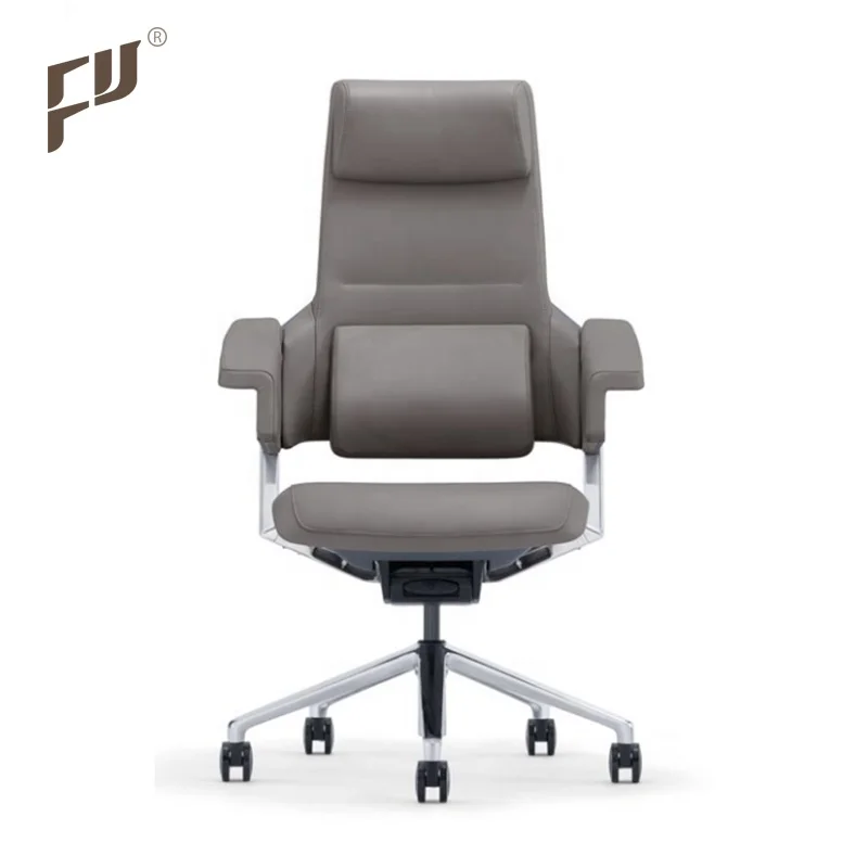 

Comfortable Office High Back Leather Chair Support With Advanced Design Bifma Certificate Swivel Ergonomic Office Chairs