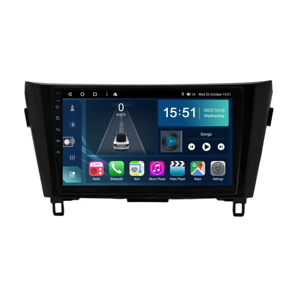 Android 12 Car Radio GPS DVD Player Stereo Multimedia Audio System For Nissan X-Trail Xtrail Qashqai Rogue 2014-2018 Carplay DSP