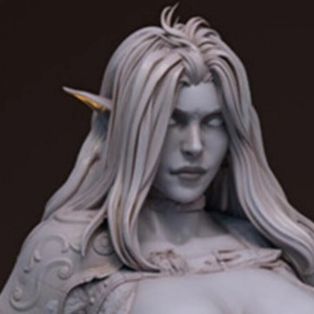 

1/24 Scale Resin Figure Model Kit Elf double-edged warrior Unassembled and Unpainted 3D printing DIY toy 377