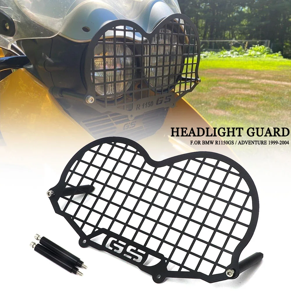 

NEW Motorcycle Accessories Headlight Guard Protector Grill Stainless steel 1.5 mm thickness For BMW R1150GS ADVENTURE 1999-2004