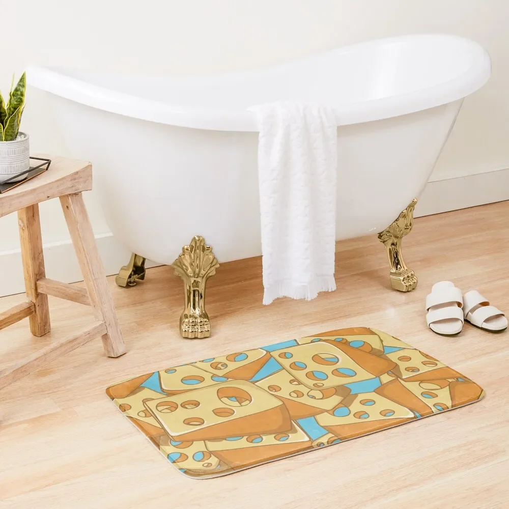 

Cartoon cheese pattern Bath Mat Bathroom Use Non Slip Carpet Rugs Baths Mat