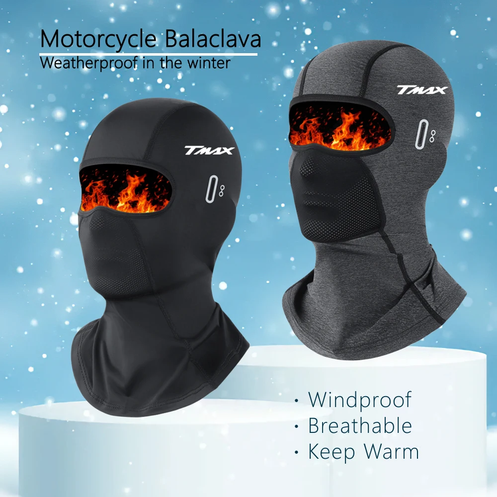 

For YAMAHA TMAX 500 530 560 SX DX XMAX X-MAX 250 400 Motorcycle Balaclava Winter Windproof Ski Mask Thermal Face Mask Keep Warm
