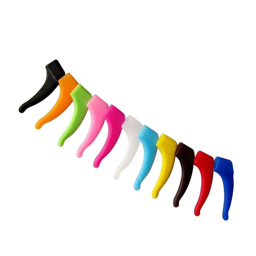 

20Pairs Silicone Glasses Leg Covers Non Slip Anti Fall Fixed Covers for Myopia Eyewear Sports Gym Outdoor Activities