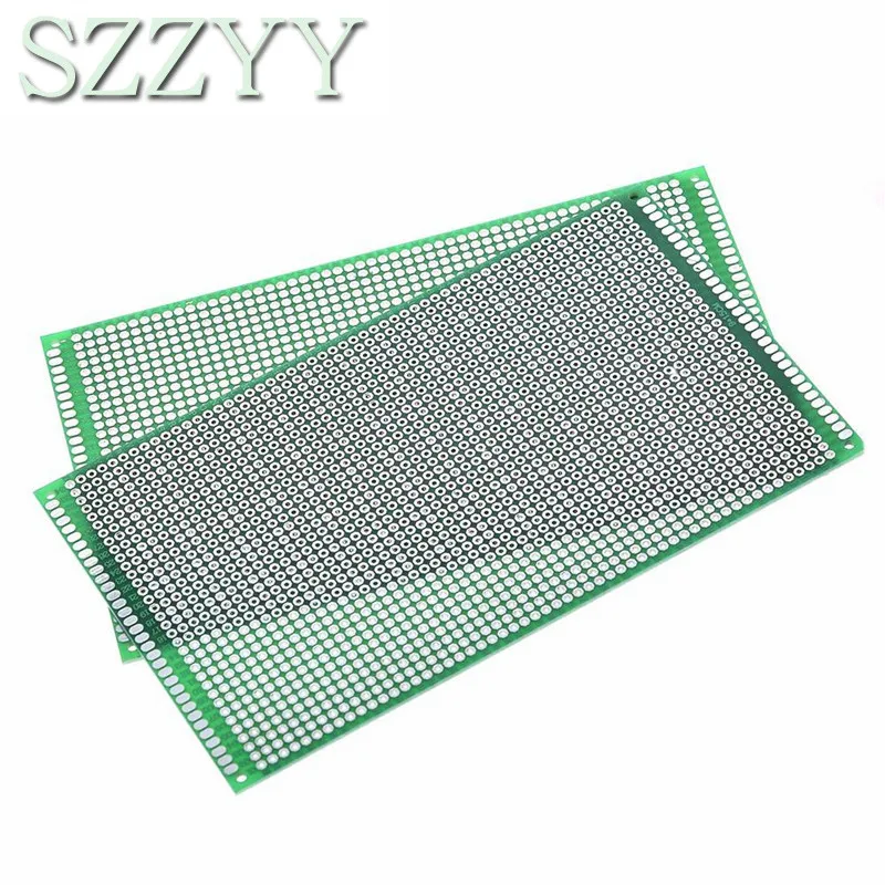 9x15 cm PROTOTYPE PCB 2 layer 9*15CM panel Universal Board double side 2.54MM Green
