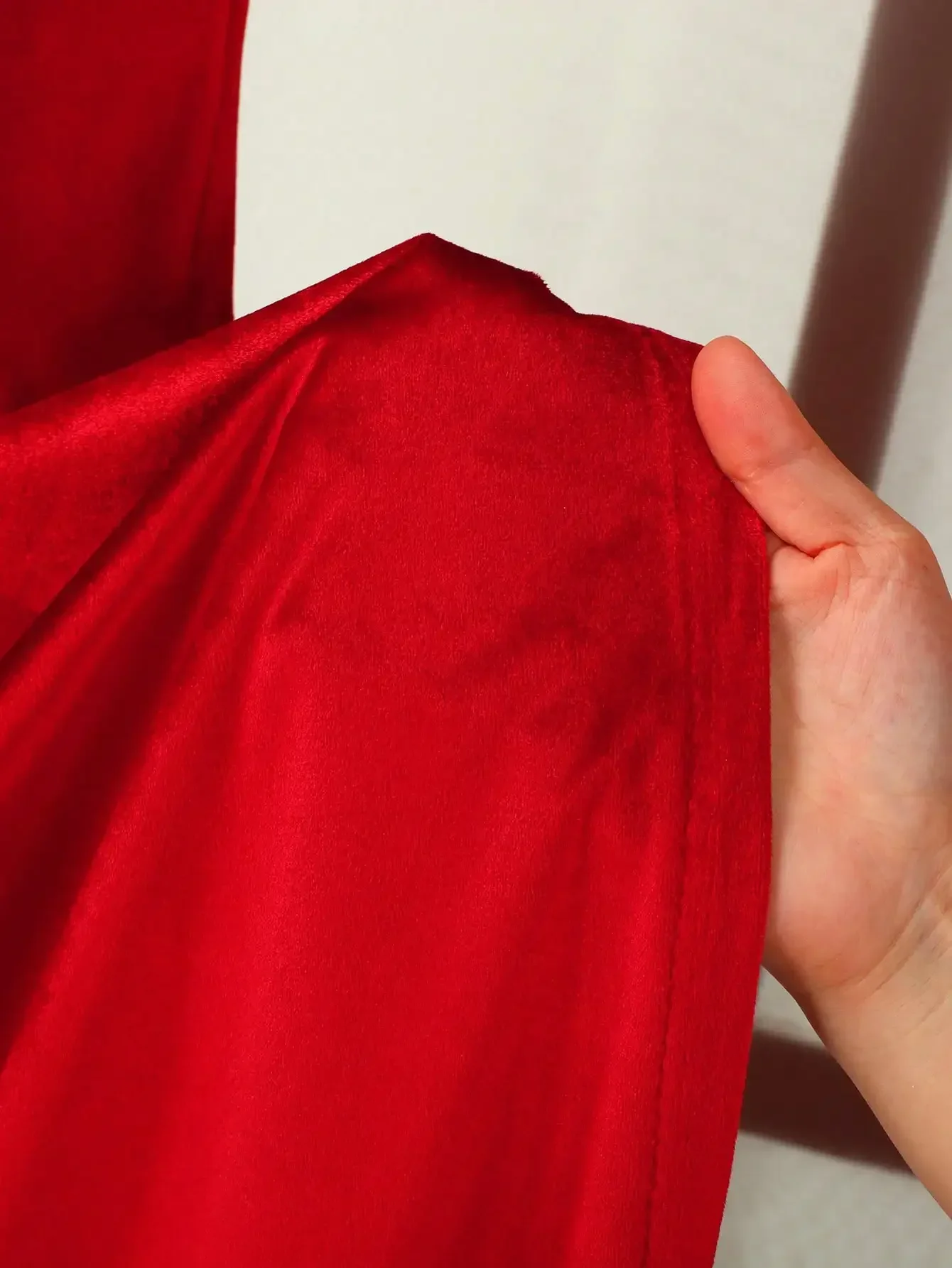 1pc Solid Red Color Velvet Warm Retro Luxury Curtains for Living Room Bedroom Decorationred European Curtain Mordern Window Door image 6