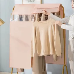 New Solid Color Non-woven Clothing Dust Cover Stereo Hanging Floor-standing Clothes Hanger Dust Cover Home Clothes Protect Cover