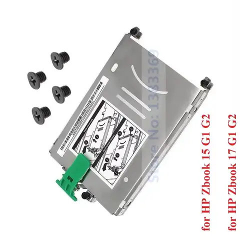 교체용 2.5 하드 드라이브 디스크 SATA HDD SSD 기본 캐디 프레임 브래킷 트레이 HP ZBook 15 ZBook 17 G1 G2 전용