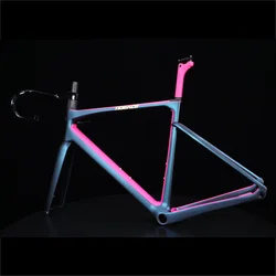 2024 Light Weight T1000 Carbon Road Frame Disc Brake Cycling Full Internal Cable Bicycle Racing Frameset Climbing Race Bike