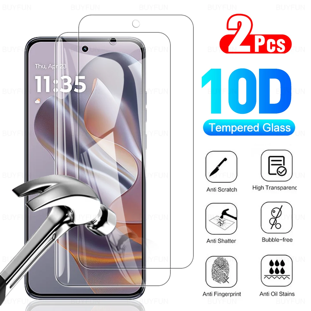 2Pcs 9H Tempered Glass For Motorola Edge 50 Neo 2024 6.4 inches Protective Films Moto Edge50 50Neo Screen Protector Edge50Neo