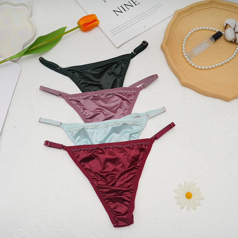 ملابس داخلية نسائية مثيرة منخفضة الخصر على شكل حرف T مغرية ملابس داخلية مريحة للتنفس