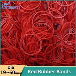 Diameter 19mm-60mm Red High Elastic Rubber Bands Supplies Stretchable O Rings