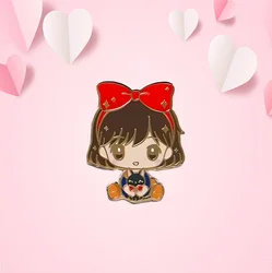 Nostalgia Anime Movie Chibi Hug Hard Enamel Pin