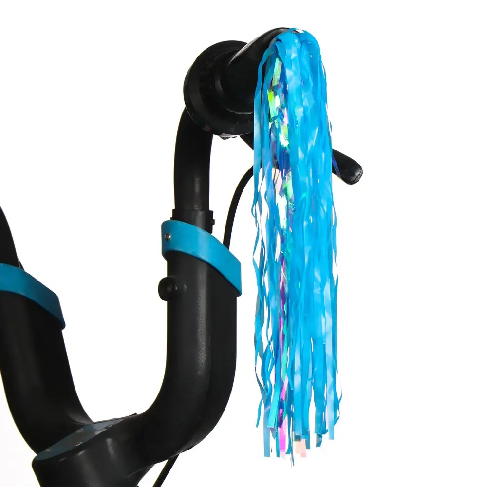 Triciclo infantil: borlas para manillar con serpentinas decorativas - imagen 2