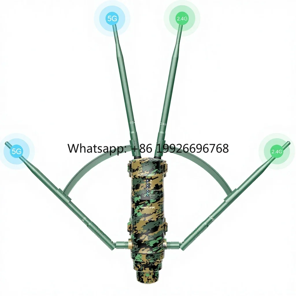 Outdoor AC1200M WiFi Wireless AP Dual-Frequency High-Power Router 802.11ac