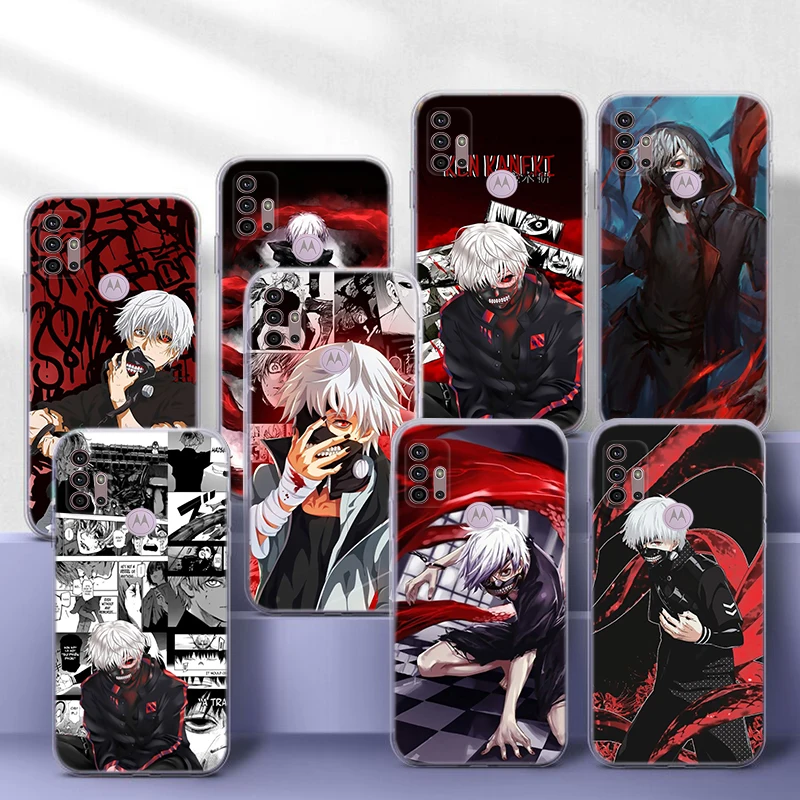 Tokyo ghoul Soft Case for Moto G4 Plus G41 G5 Plus G50 G51 G5S G6 Play G60 G7 Power G71 G5 G9