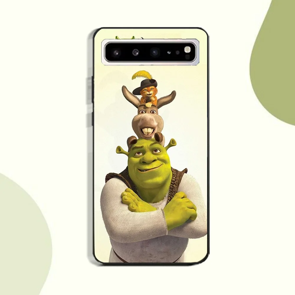 Anime S-Shreks Art Phone Case For Samsung Galaxy A52 A12 A51 S21 Edge S22ULTRA S23 S24 S20LITE Plus Ultra Black Cover