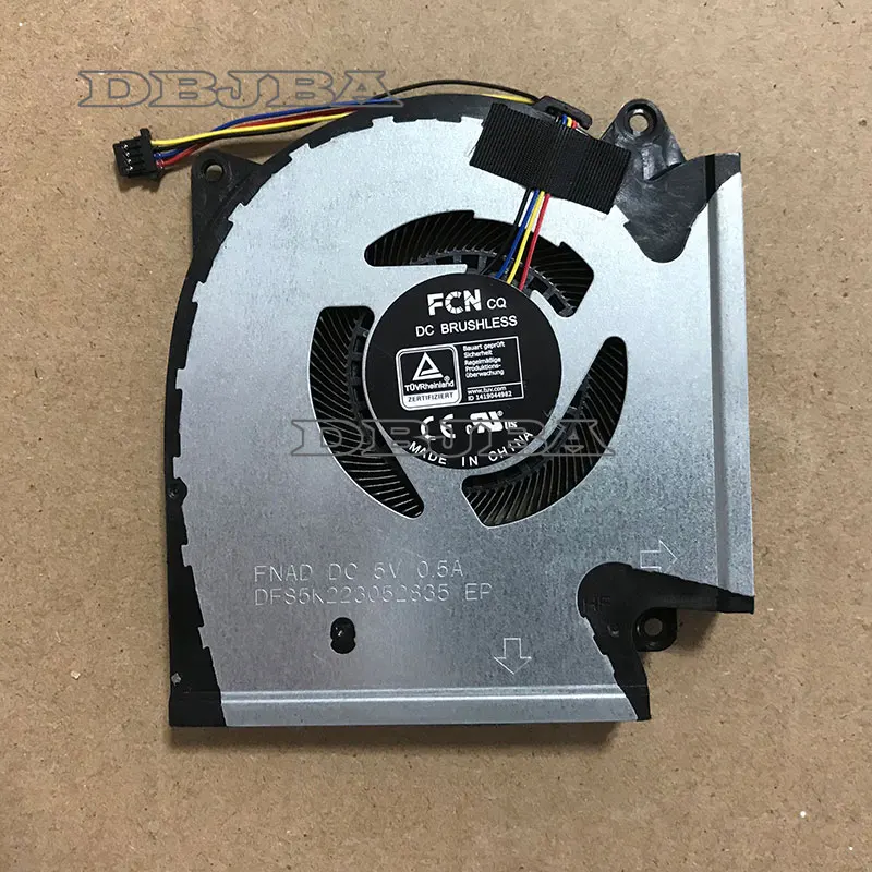 

Вентилятор охлаждения графического процессора ноутбука для ASUS DFS5K223052835 FNAD 13NR0510P02011 6033B0094001 5 В 0,5 А