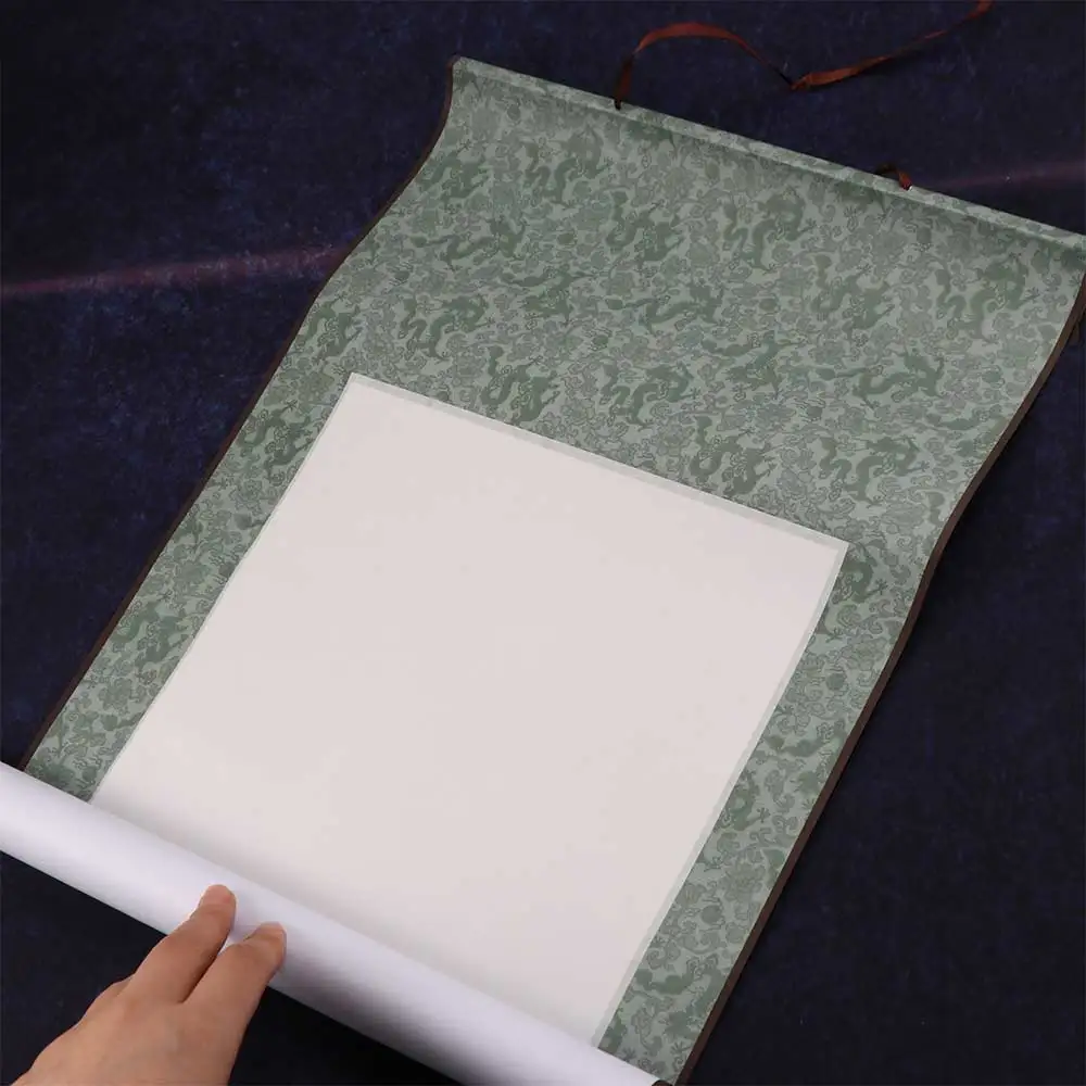 Made Gifts Rice paper Art Supplies DIY Crafts Calligraphy Mounting Painting Scroll Drawing Canvas Scrolls Blank Hanging Scroll