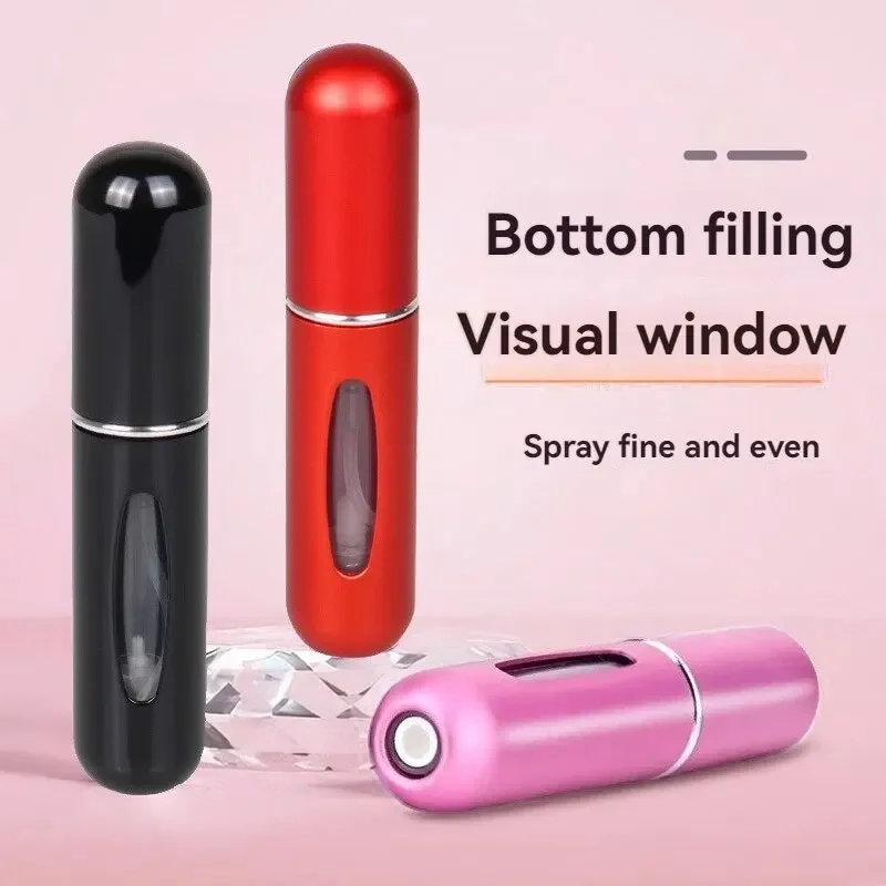 3 Stück Parfümspenderflasche, 5 ml, rotierende Parfümspenderflasche, Visualisierungsdesign, kompakte, modische, tragbare Sprühflasche