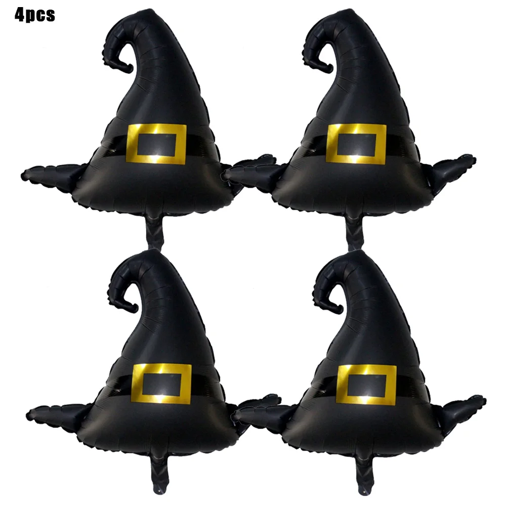 مجموعة بالونات عيد ميلاد الساحرة السحرية من رقائق معدنية لتزيين حفلات الكرتون، مستلزمات استحمام الطفل لصالح هدية شريرة، لعبة فتاة بالونية يمكنك صنعها بنفسك