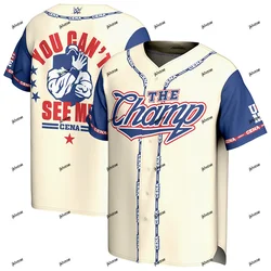 2024 Champ American Baseball Jersey Kids Marlins Men Clothing Tee Boys Top Team Player Children Teenager Male T Shirt John Cena