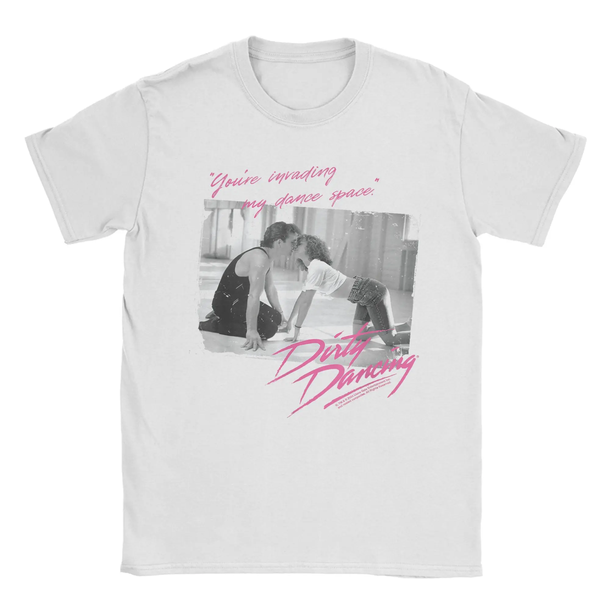 Increíble baile sucio eres invasando mi baile espacial camiseta hombres cuello redondo 100% camisetas de algodón camiseta 4XL 5XL 6XL ropa