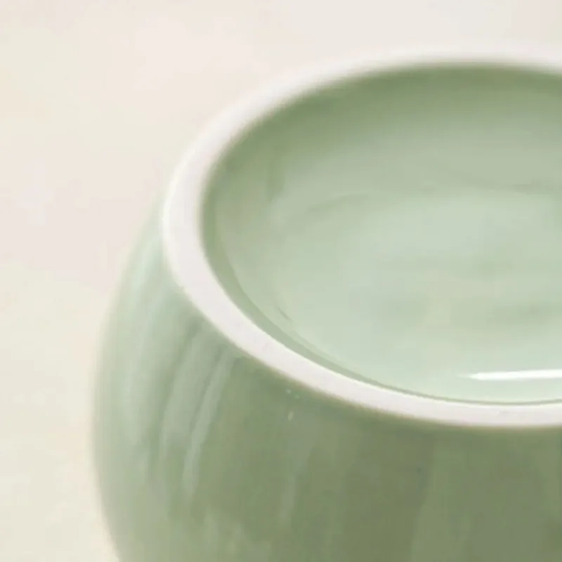 

350ml/400ml Ceramic Stew Pot Large Capacity Thickened Porcelain Steaming Pot Heat-resistant Explosion-proof Lidded Stewing Bowl